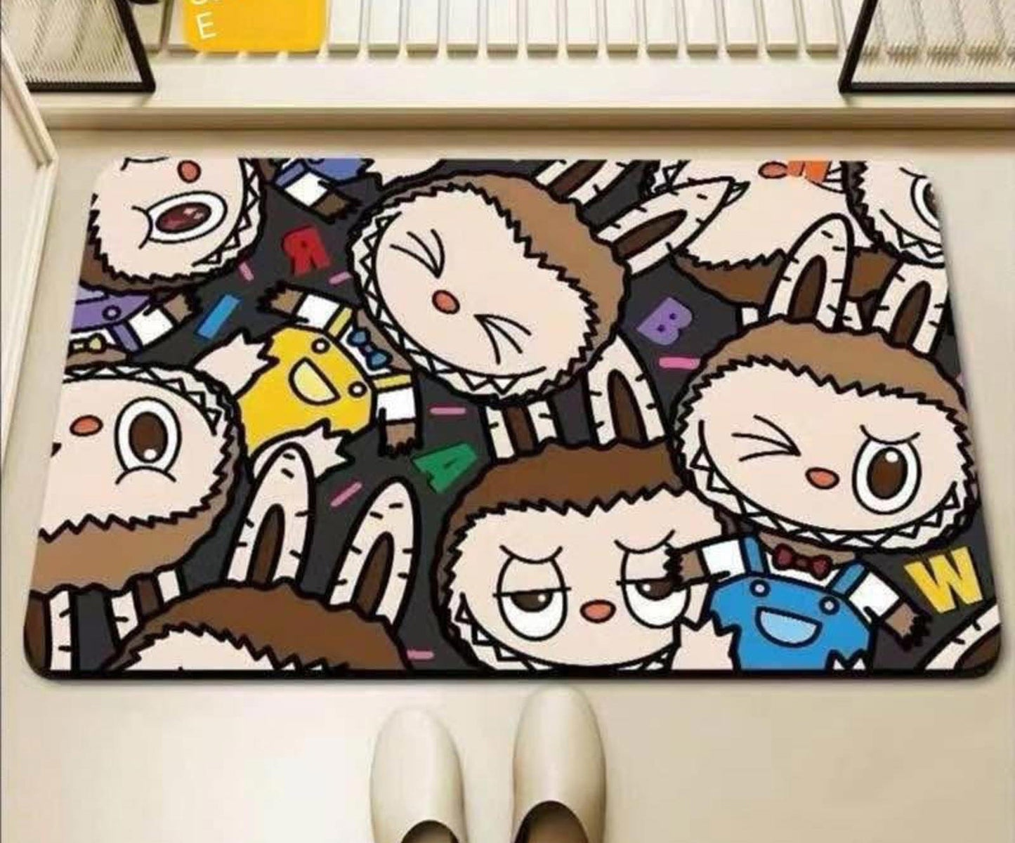 LABUBU Soft Diatom Mud Bathroom Mat