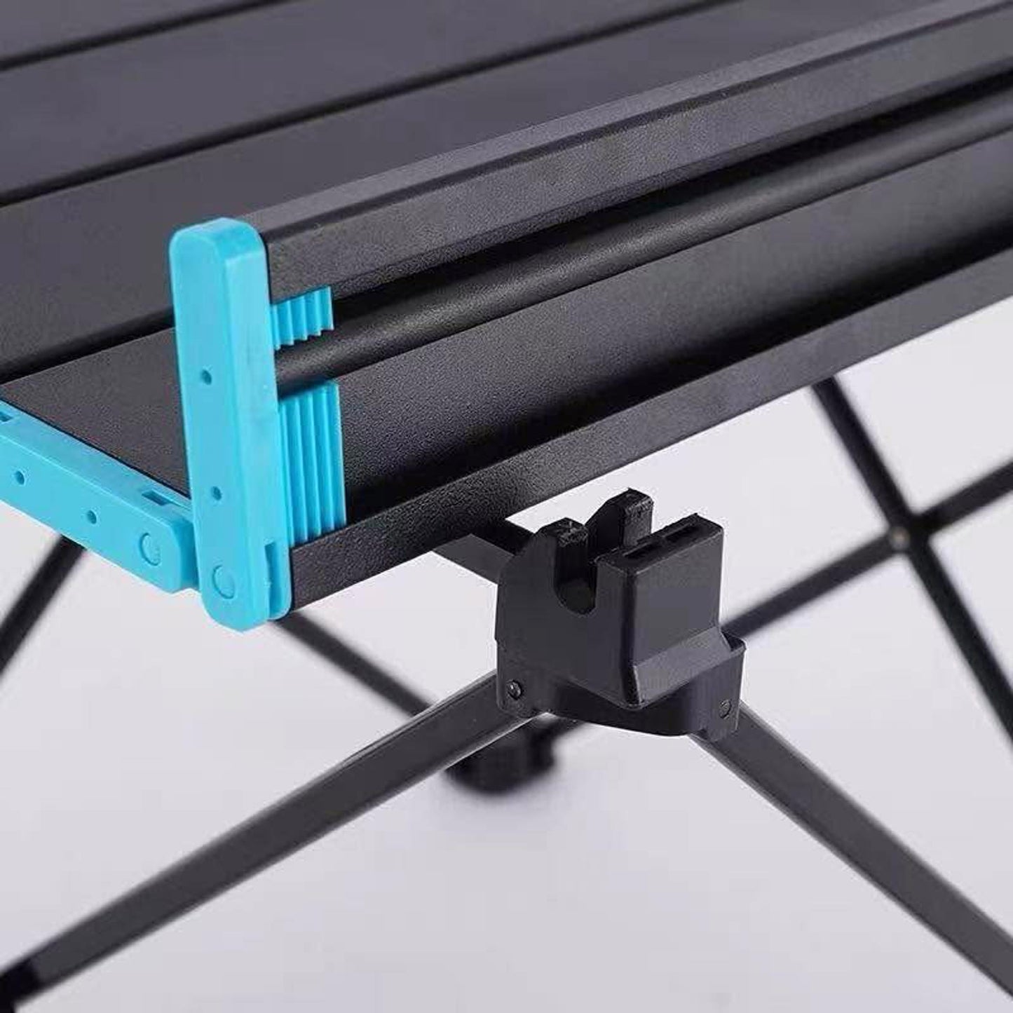 Folding Aluminum Camping Table with Storage Net