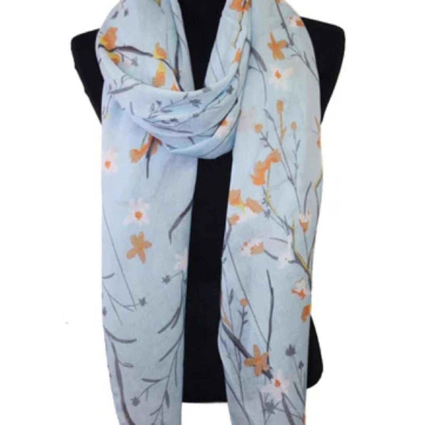 Breezy & Beautiful ā Year-Round Floral Fashion Scarf