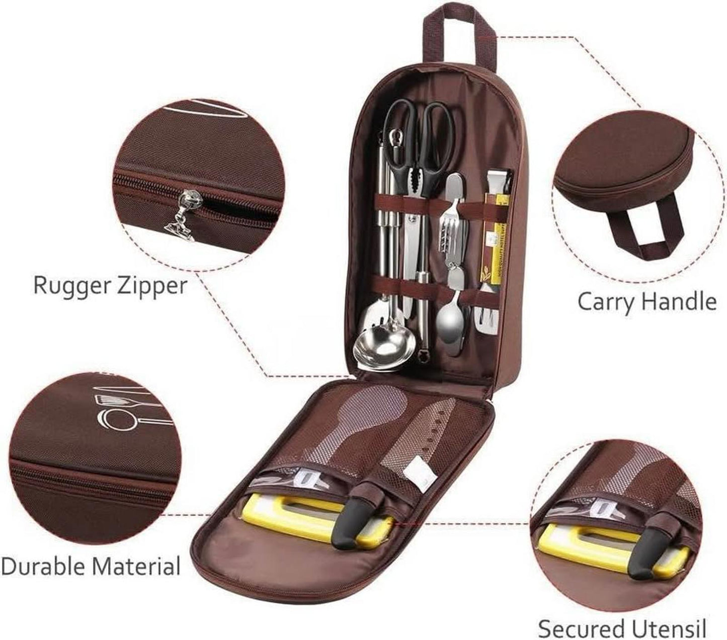 Outdoor Cooking Organizer Bag – For Camping & BBQ Tools