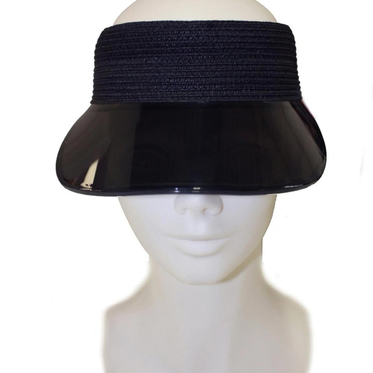 Trendy Black Sun Visor Hat