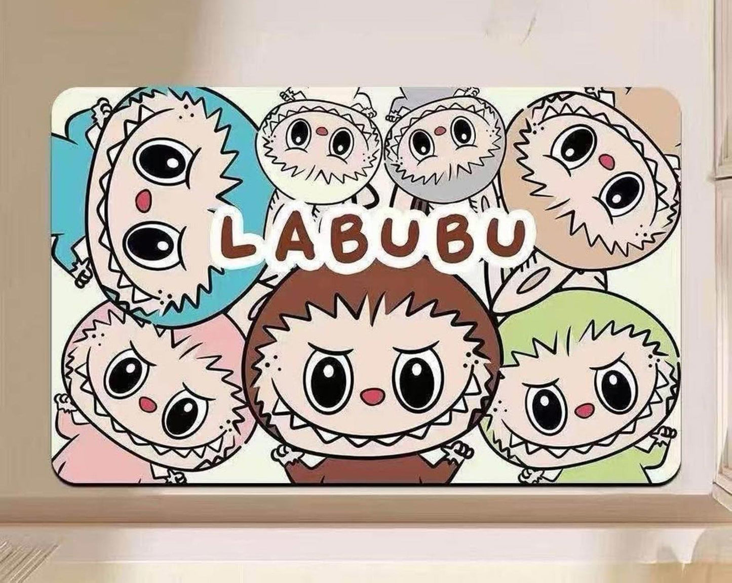 LABUBU Soft Diatom Mud Bathroom Mat