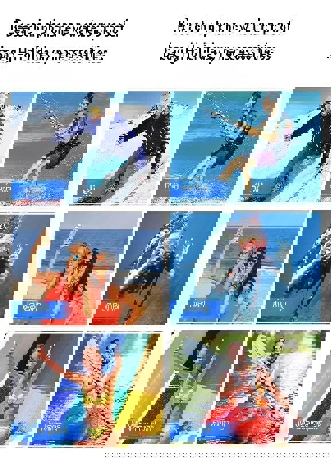 Waterproof Phone Pouch with Dual Compartments ā IPX8 Certified