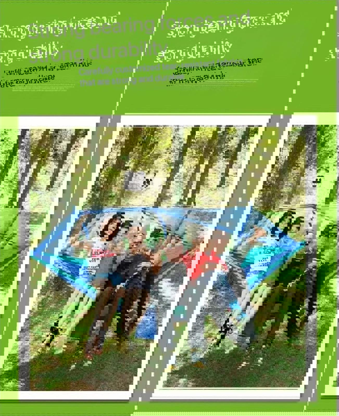 Outdoor Mosquito Net Hammock β Parachute Fabric & Setup Kit
