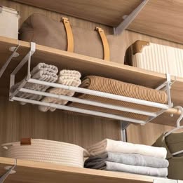 Space-Saving Cabinet Shelf – Hang or Stack Anywhere