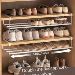 Space-Saving Cabinet Shelf – Hang or Stack Anywhere