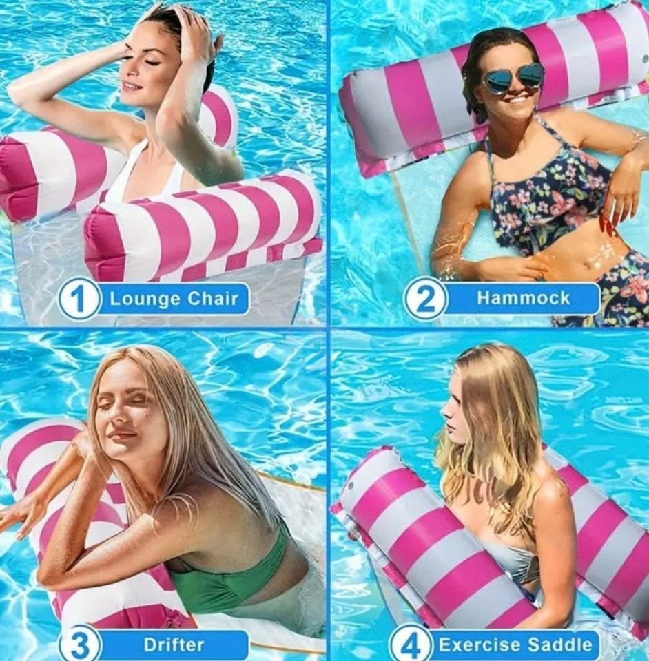 Hanging Net Inflatable Float+ Air Pump