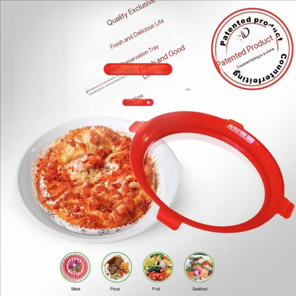 Upgraded Large-Capacity Reversible Vacuum-Seal Food Tray ⭐