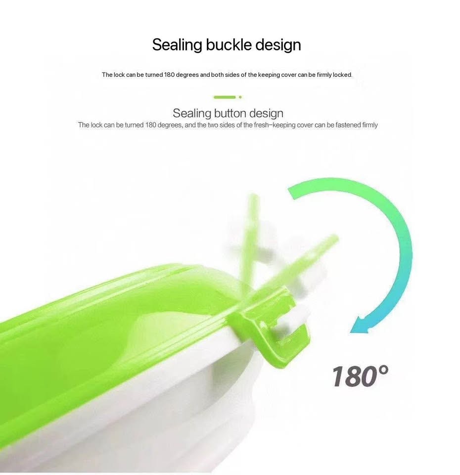 Upgraded Large-Capacity Reversible Vacuum-Seal Food Tray ⭐