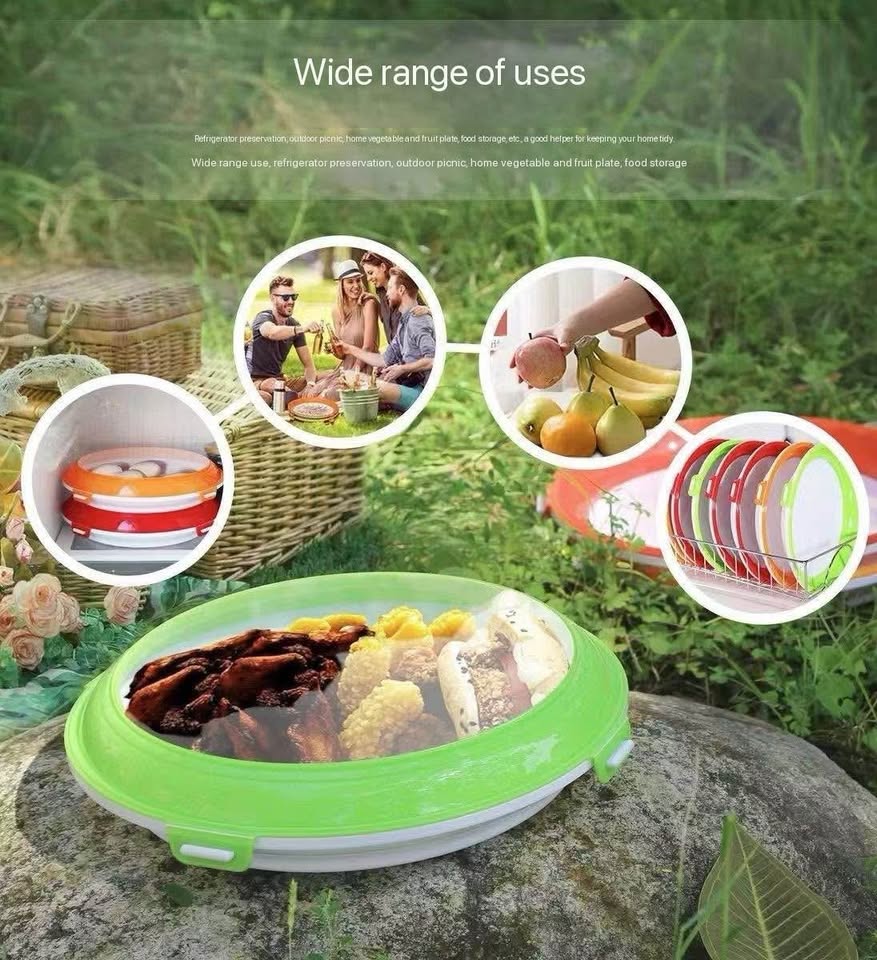 Upgraded Large-Capacity Reversible Vacuum-Seal Food Tray ⭐