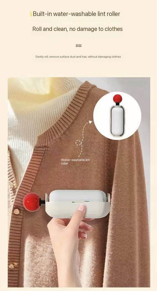 2-in-1 Lint Roller + Fabric Shaver