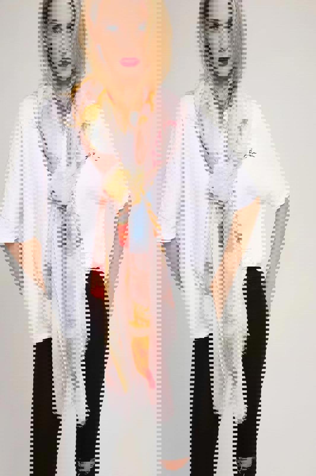 Colorful Shell Print Shawl β Fun, Soft & Versatile