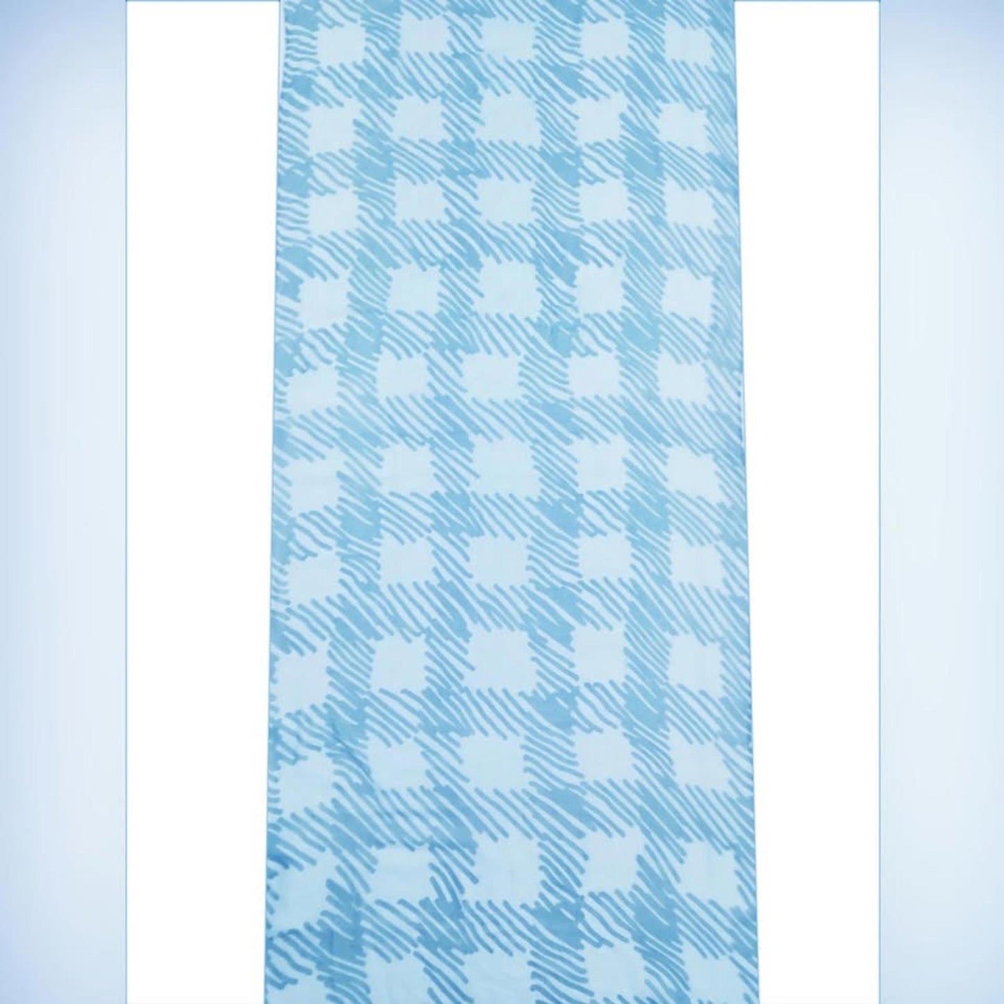 Abstract Pattern Blue Shawl