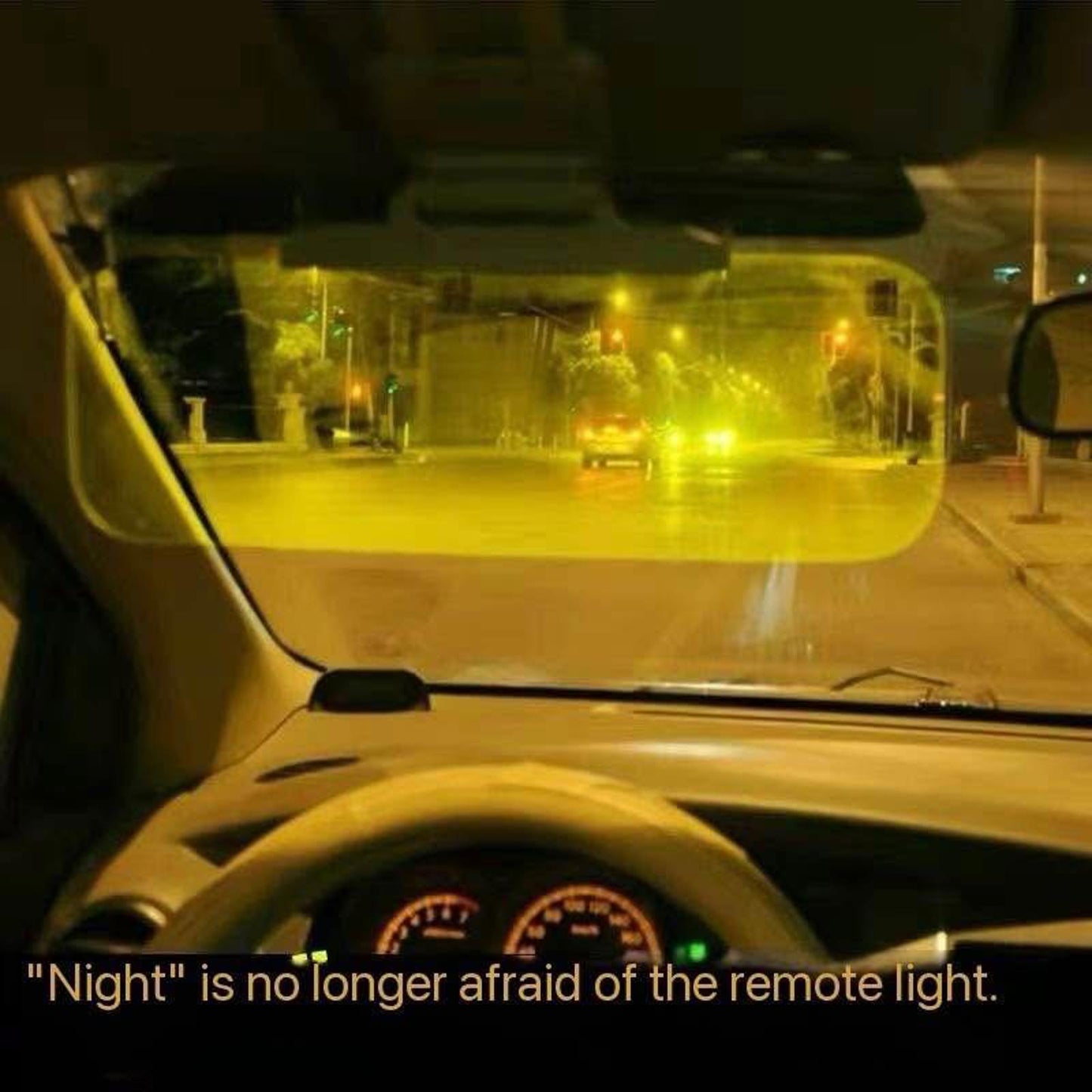 Day & Night Anti-Glare Car Mirror β Reduce Headlight & Sun Glare