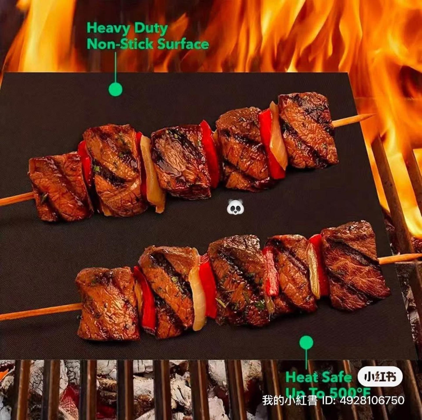Non-Stick Baking & BBQ Mat 2 pcs