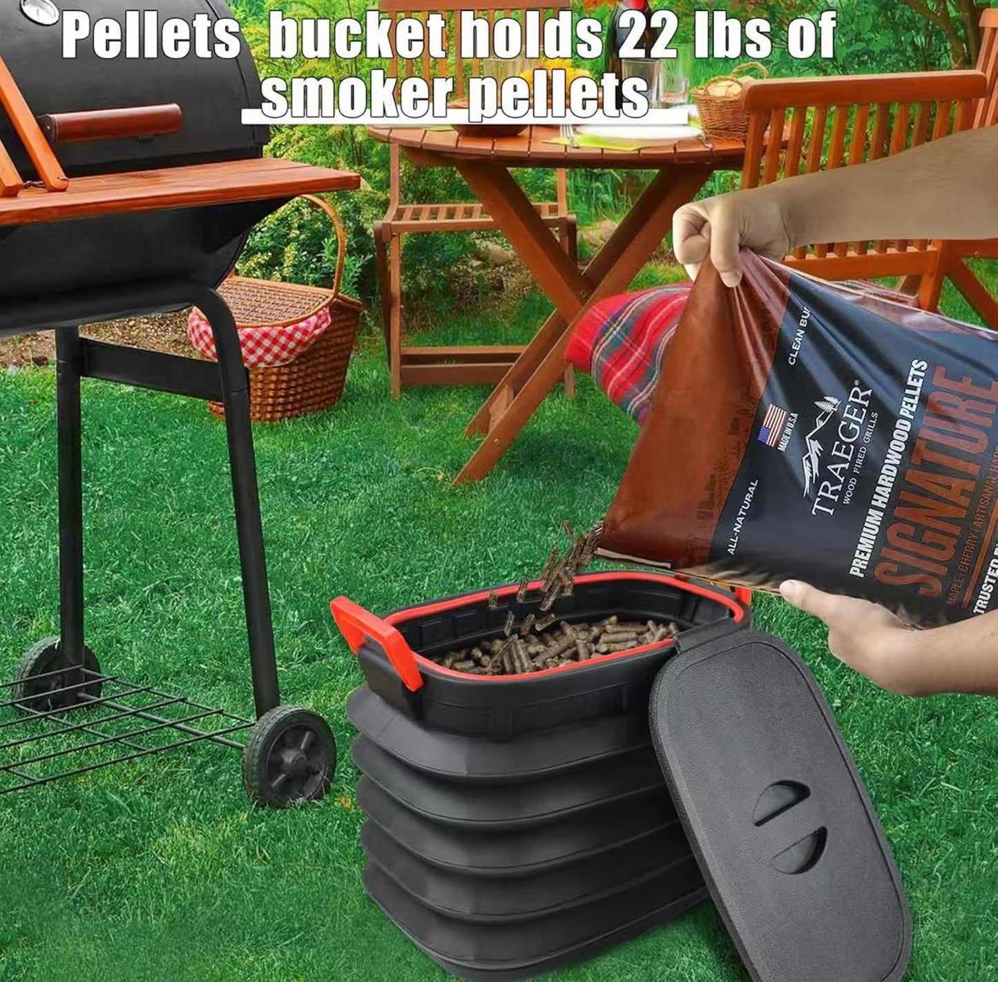 Foldable Camping Storage Box ā 37L, Leakproof & Durable