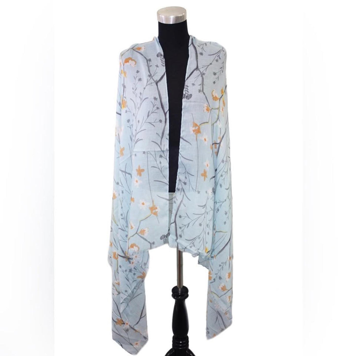 Breezy & Beautiful ā Year-Round Floral Fashion Scarf