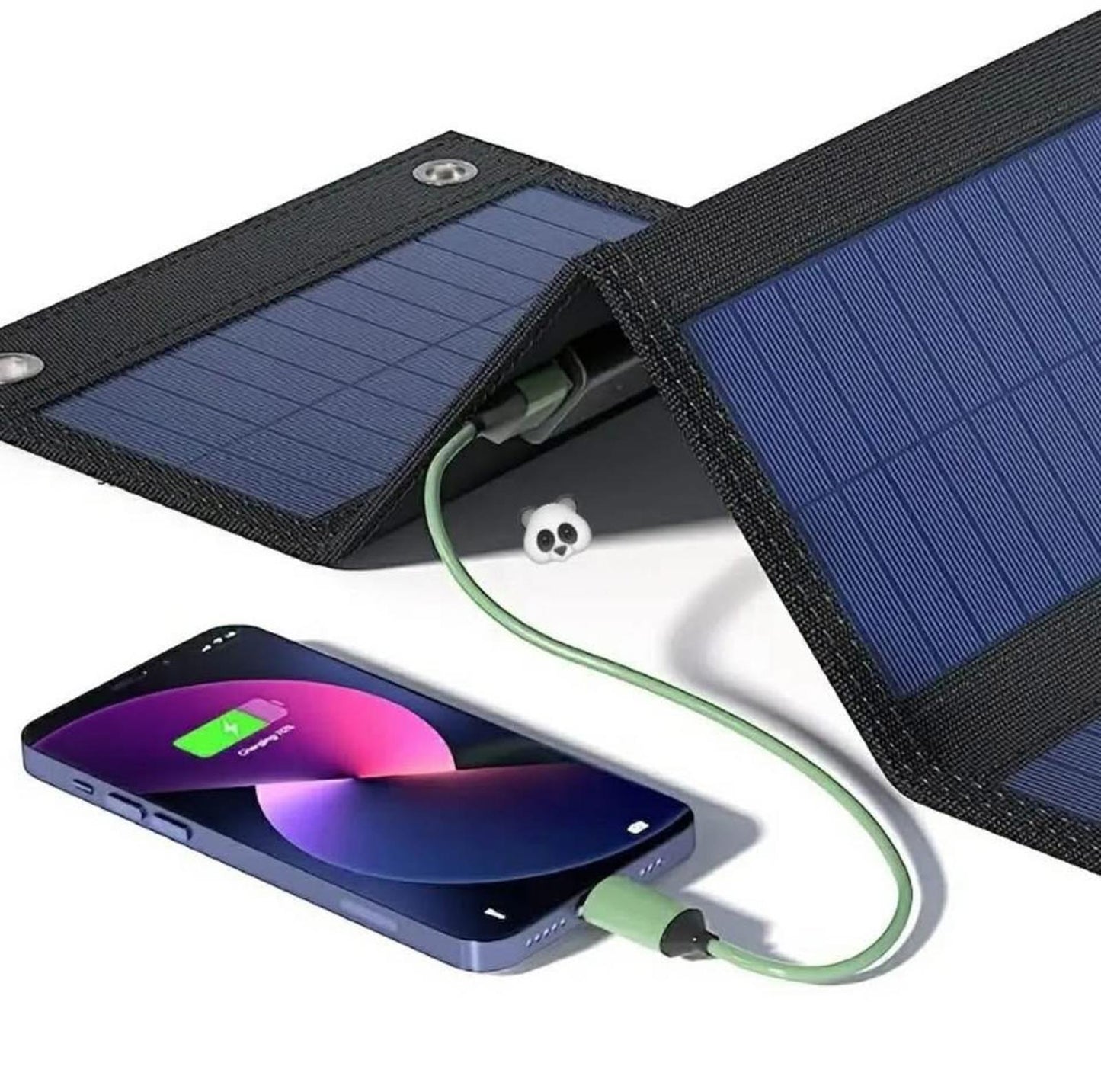 20W Solar Charger Panel ā Portable, Rainproof, Backpack-Ready