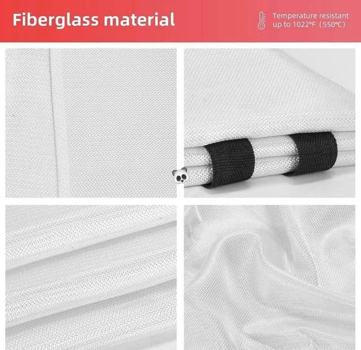 Emergency Fire Blanket โ Heat Resistant & Reusable (1ร1m)