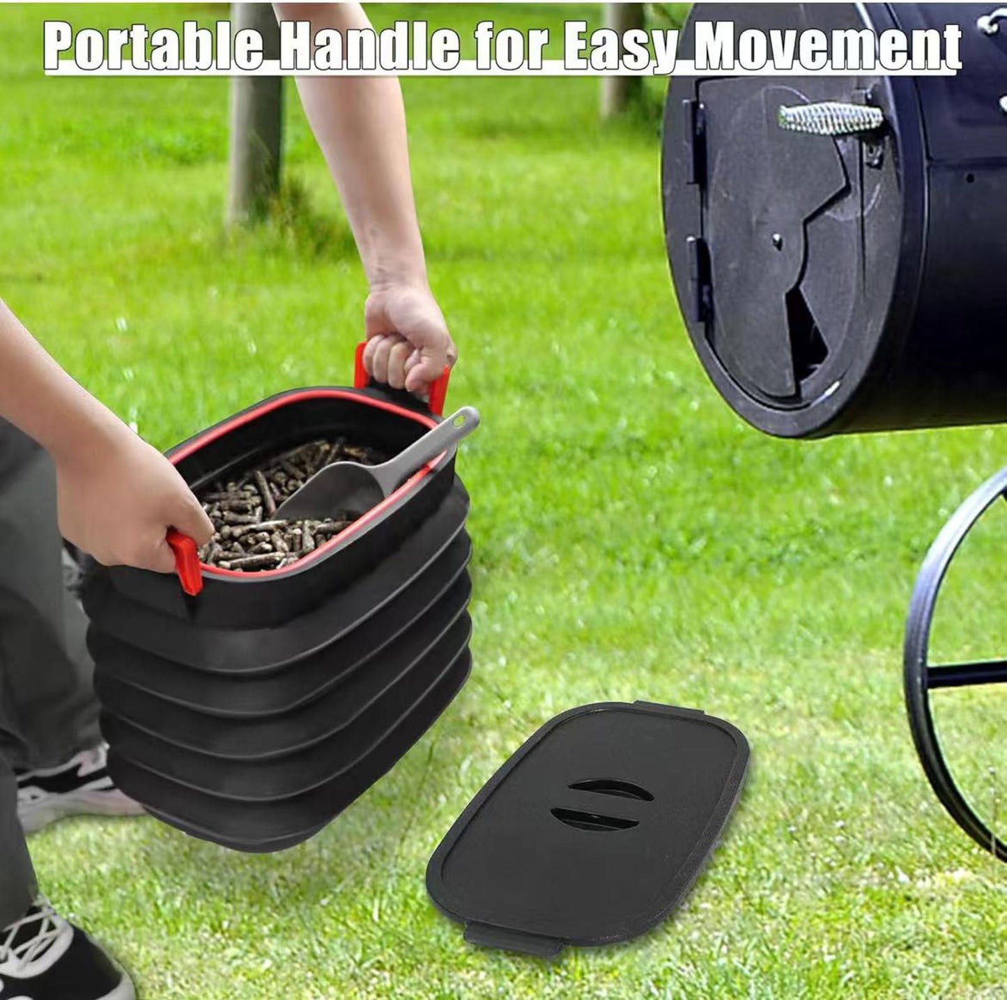 Foldable Camping Storage Box ā 37L, Leakproof & Durable
