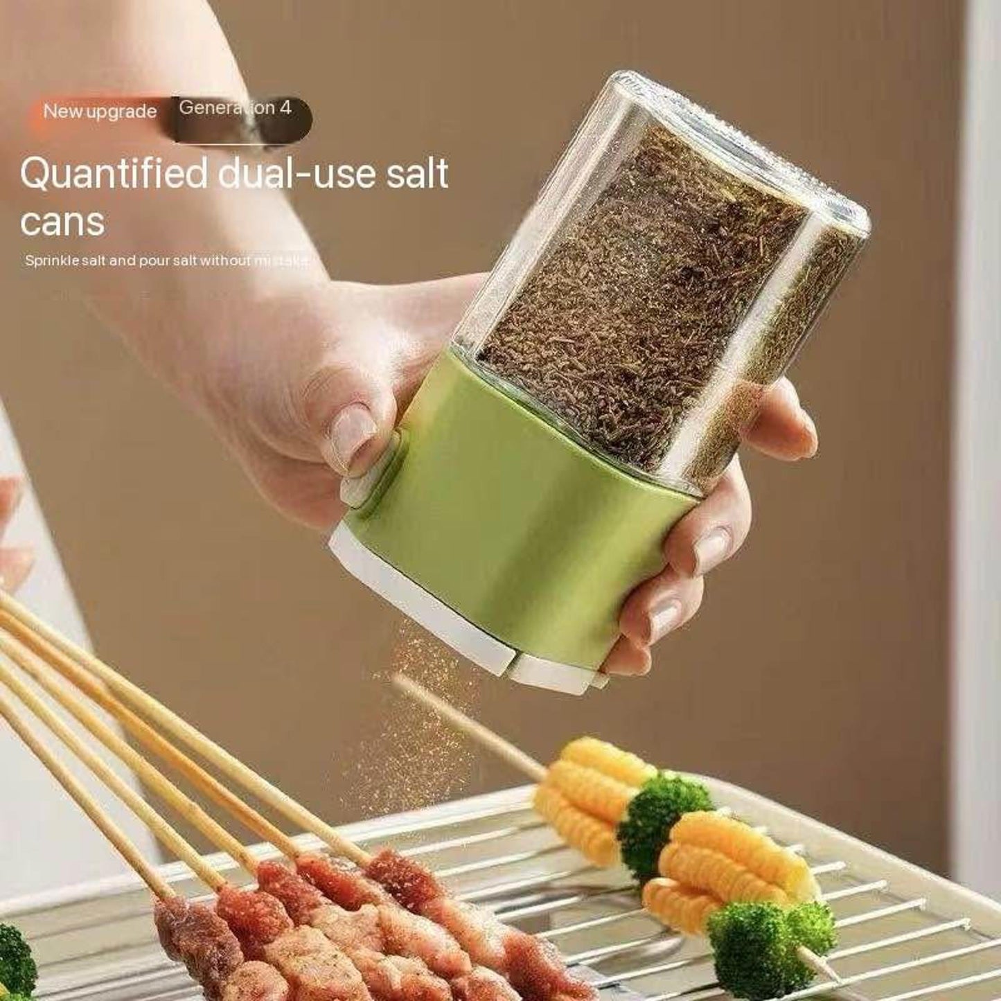 2-in-1 Seasoning Bottle ā Easy, Precise & One-Handed!