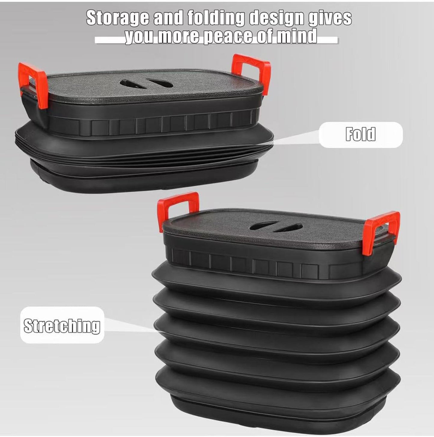 Foldable Camping Storage Box ā 37L, Leakproof & Durable