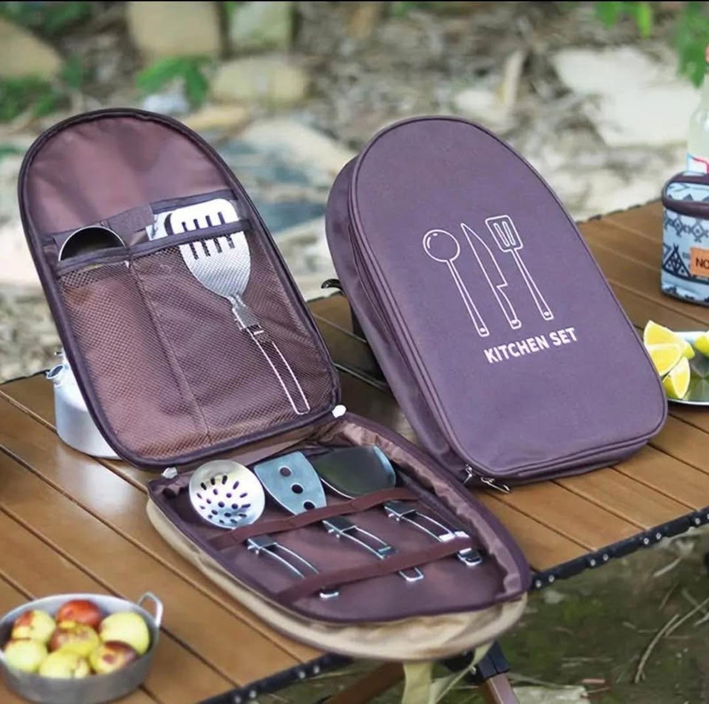 Outdoor Cooking Organizer Bag – For Camping & BBQ Tools