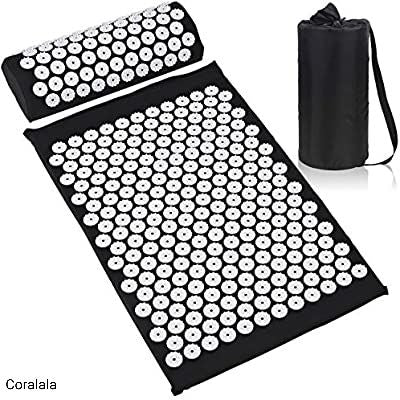 Acupressure Mat and Neck Pillow Set