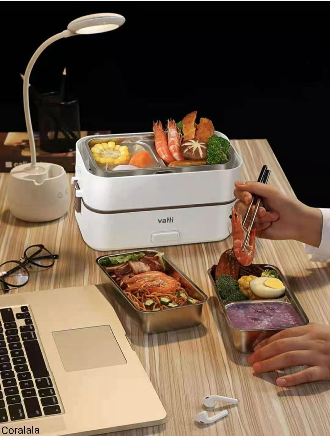 Electric Food Container with Insulated Lunch Bag