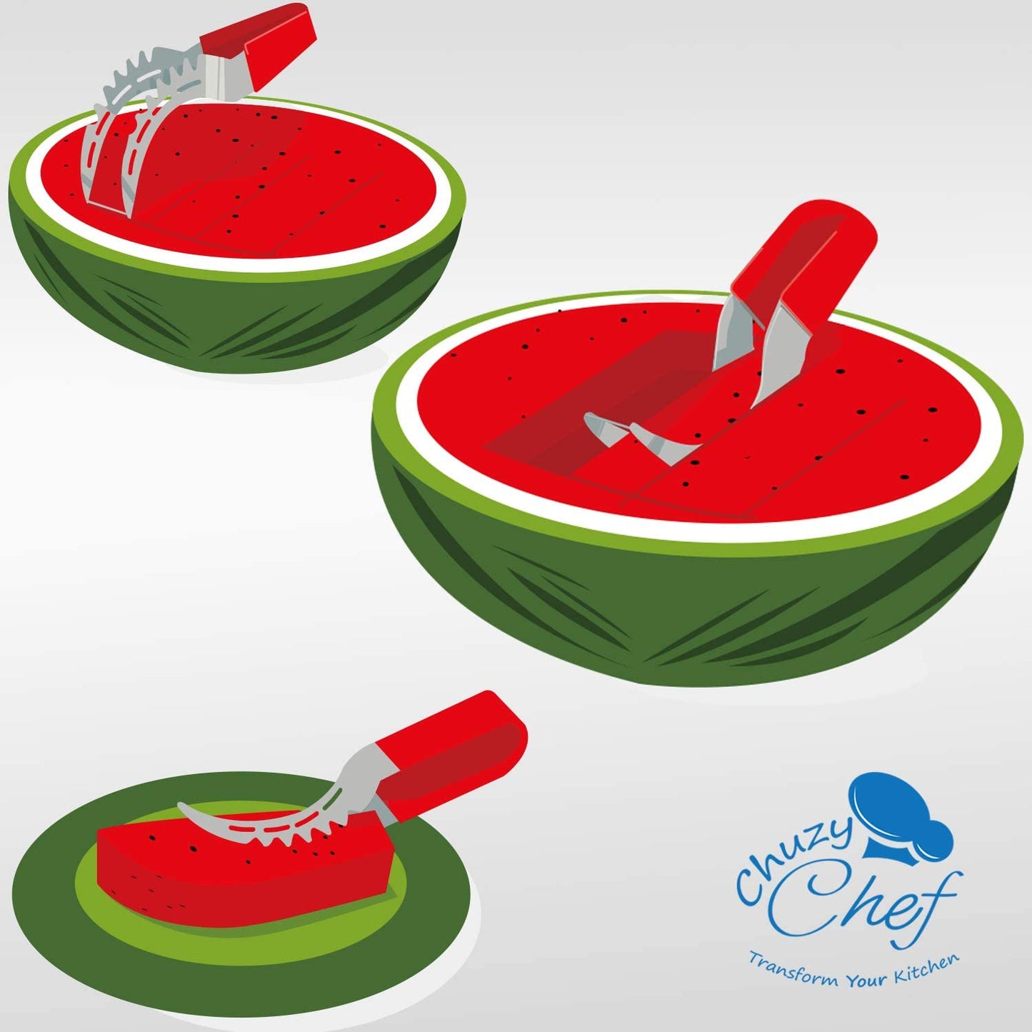 Stainless Steel Watermelon Slicer