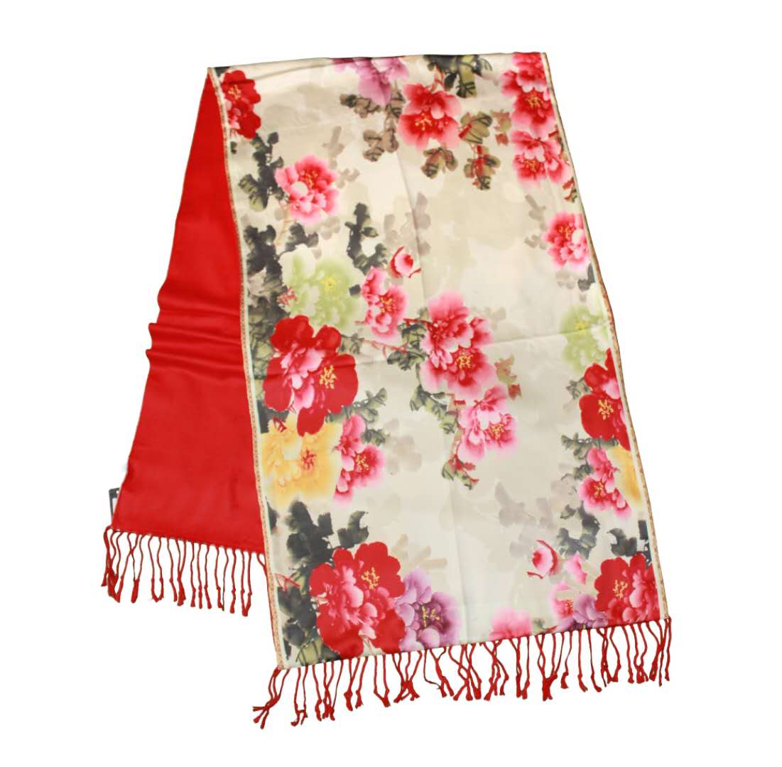 Double Sided Silk Shawl