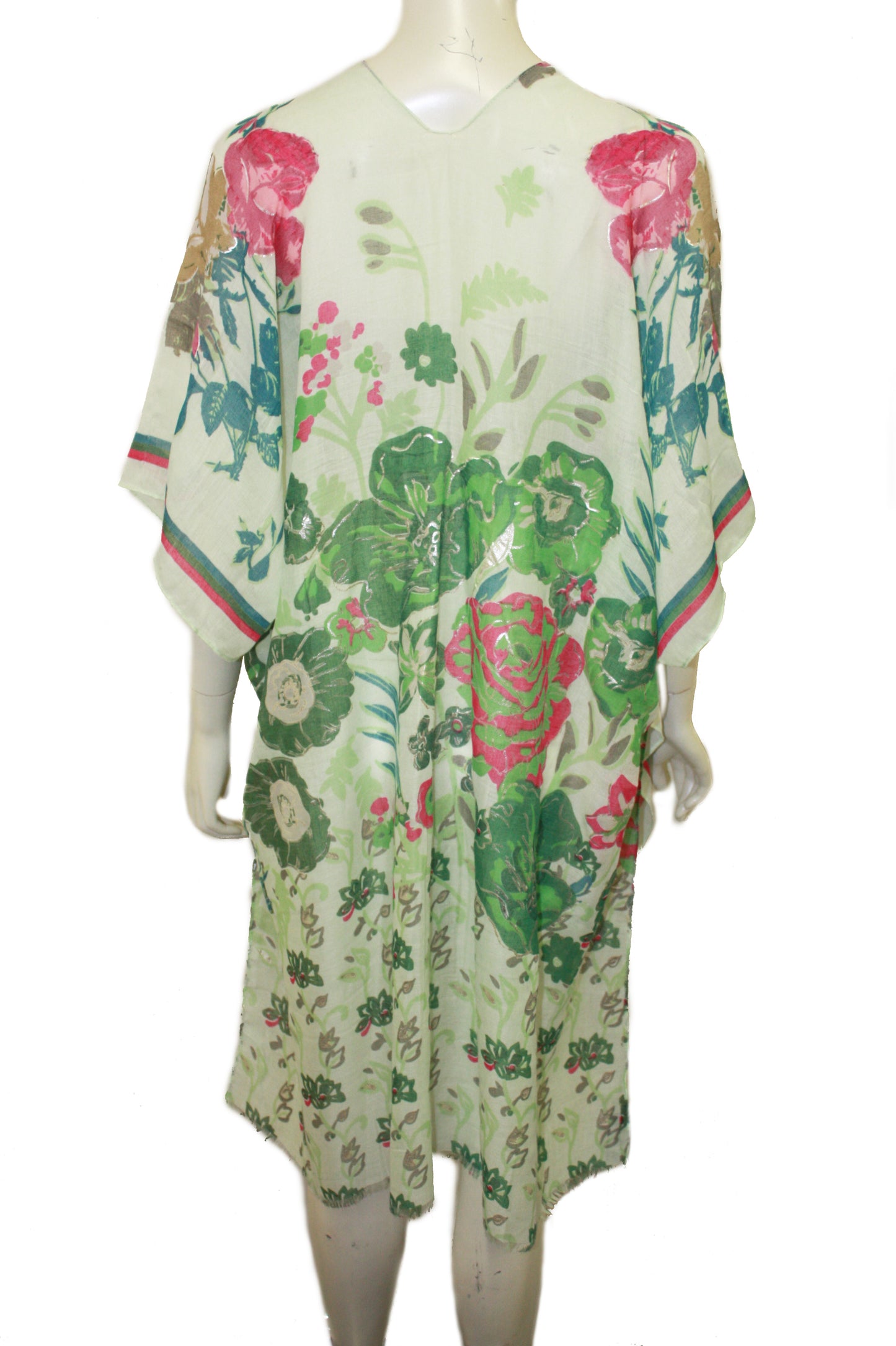 Floral printed kimono