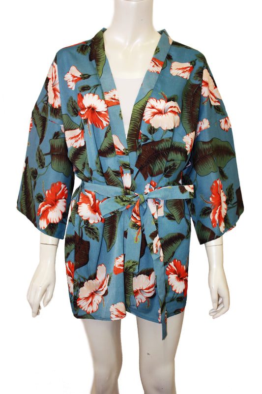 Abstract Kimono with belt