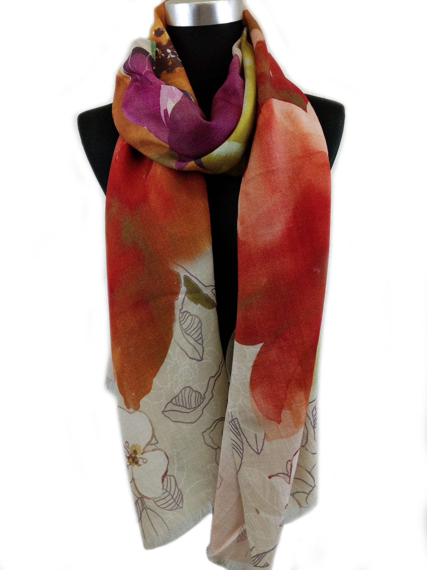 Digitally Printed Scarf