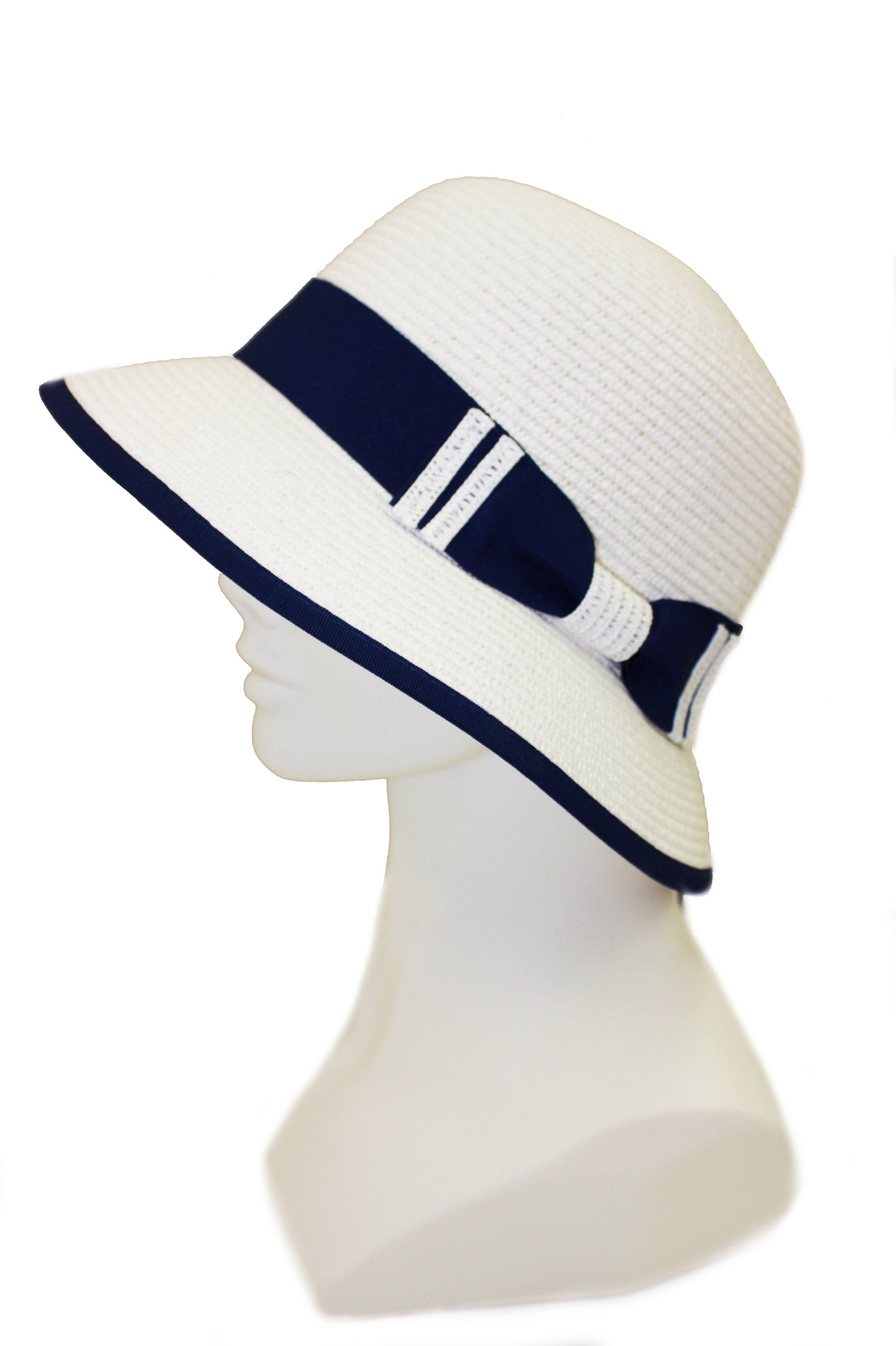 Two tone straw hat