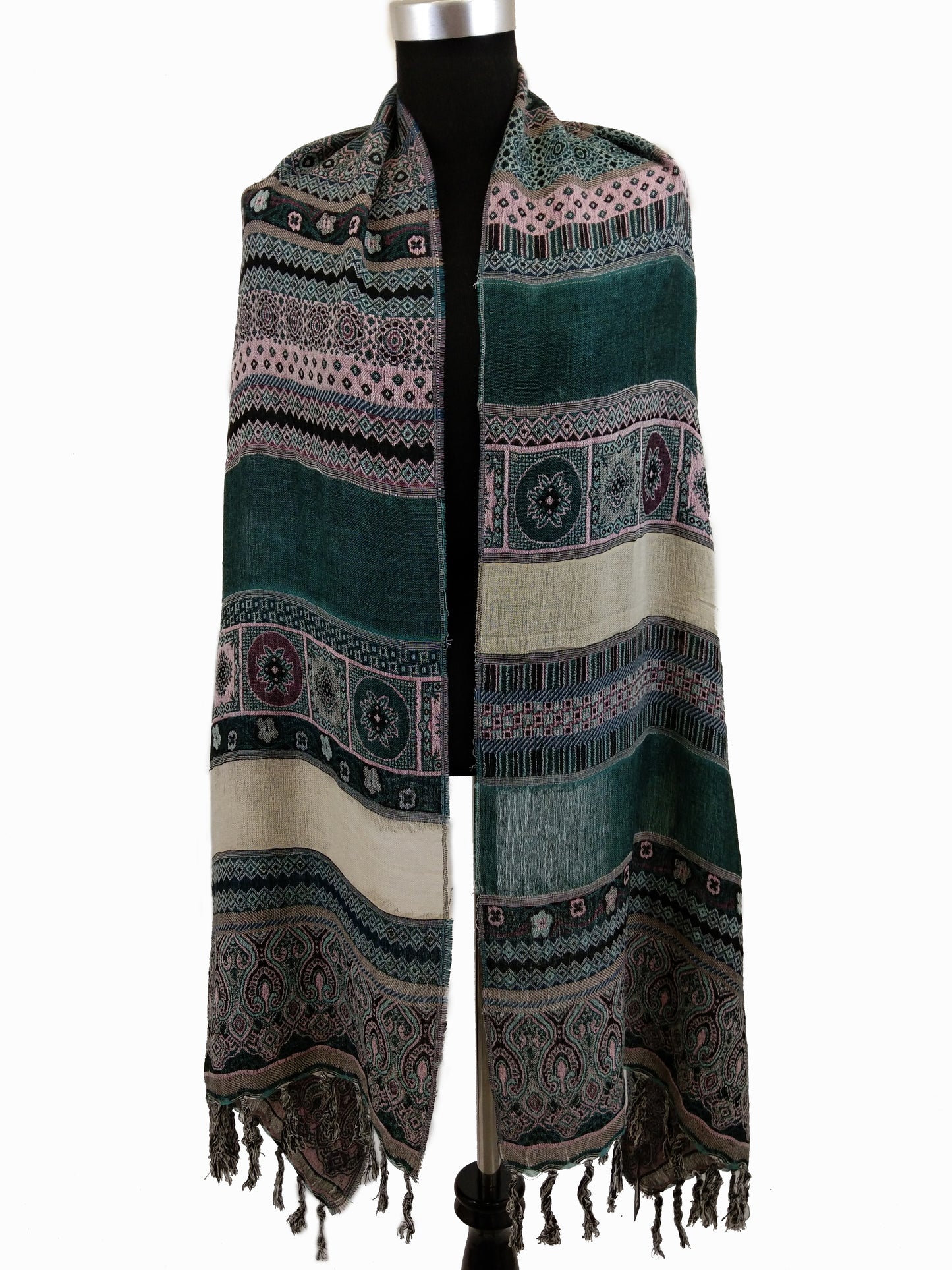 Boho Style Textured Scarf