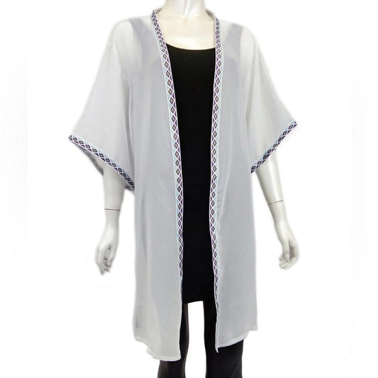 Geometric Print Swim Cover-Up