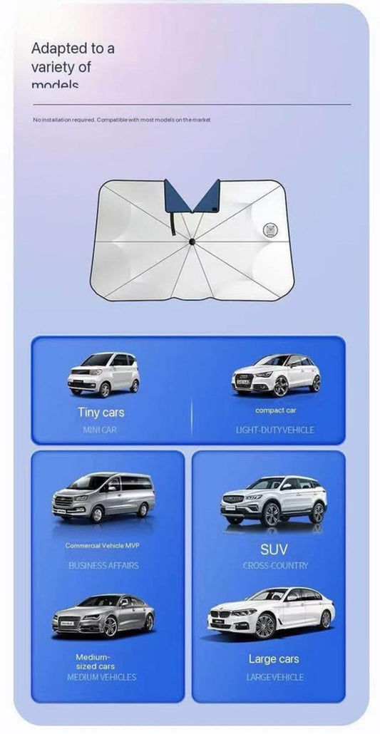 🚗 Car Sunshade Umbrella -Instant Sun Protection for Your Car!