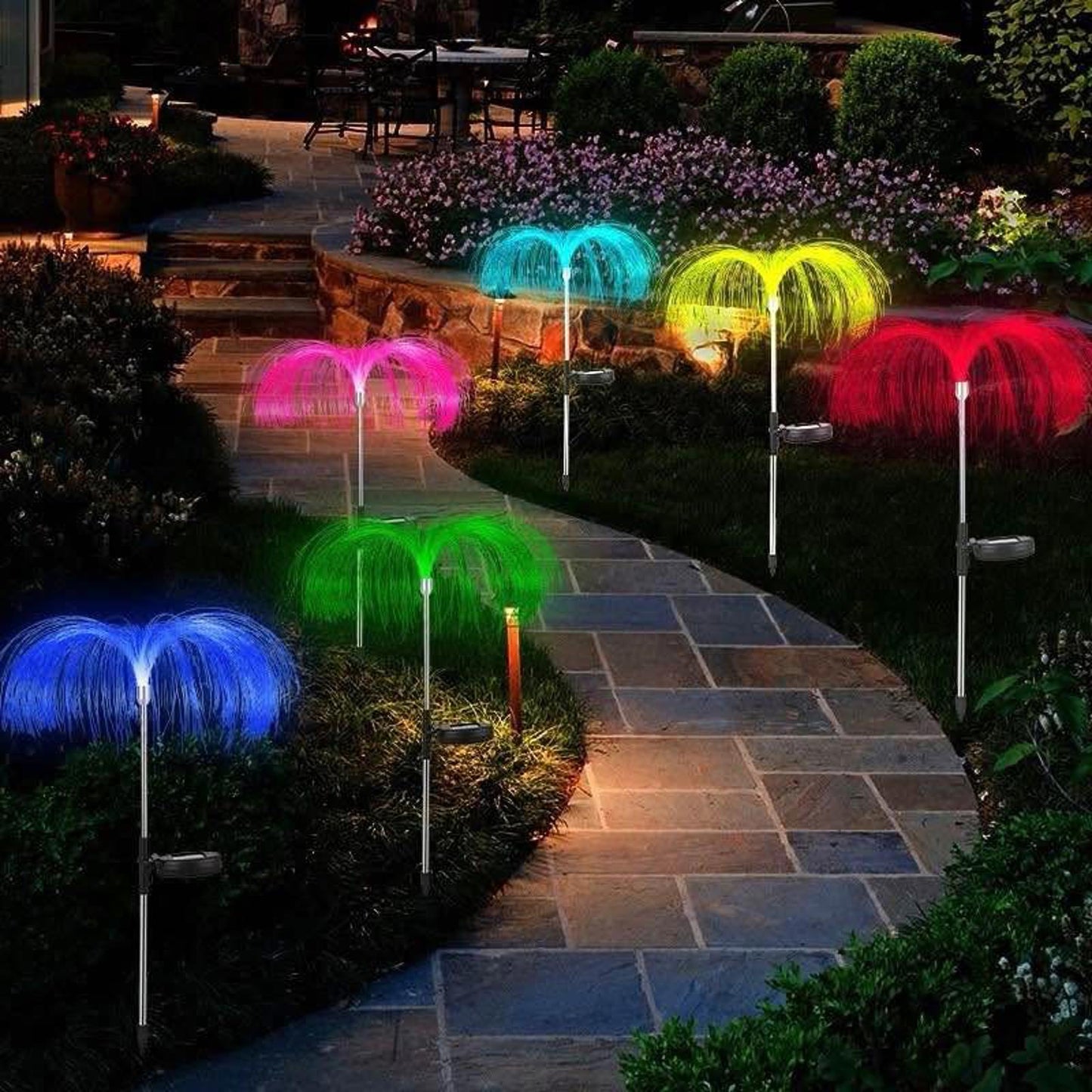 Solar Jellyfish Garden Lights – Color Changing & Weatherproof