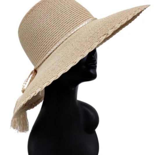 Stylish Wide Brim Straw Hat