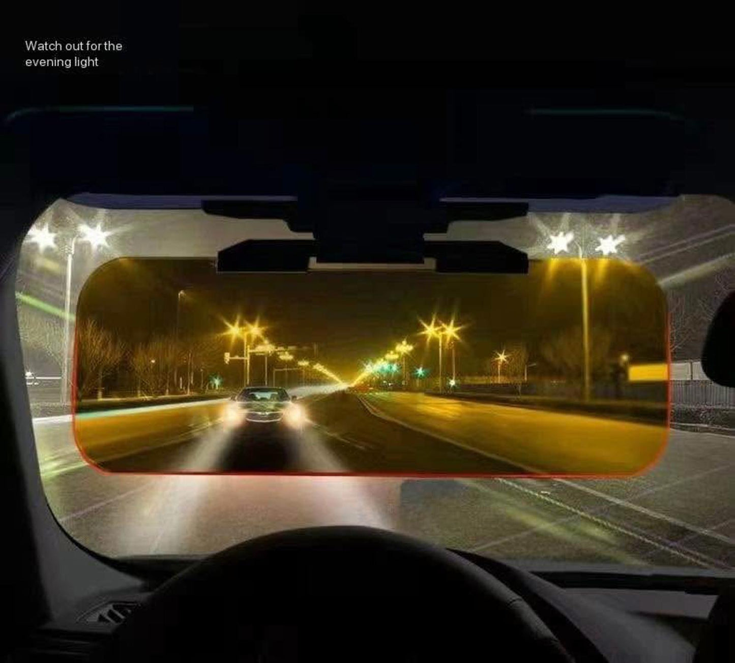Day & Night Anti-Glare Car Mirror – Reduce Headlight & Sun Glare