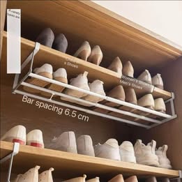 Space-Saving Cabinet Shelf – Hang or Stack Anywhere