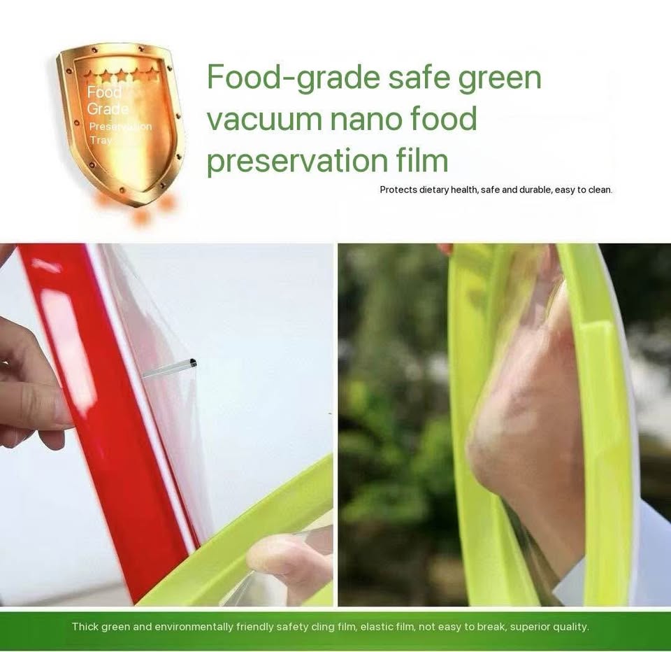 Upgraded Large-Capacity Reversible Vacuum-Seal Food Tray ⭐