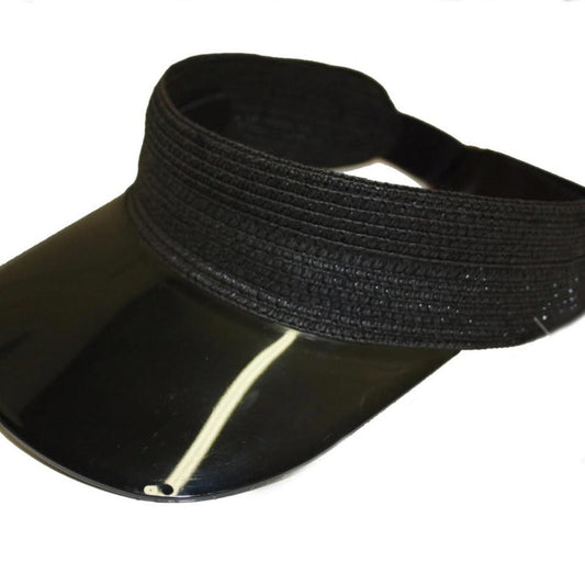Trendy Black Sun Visor Hat