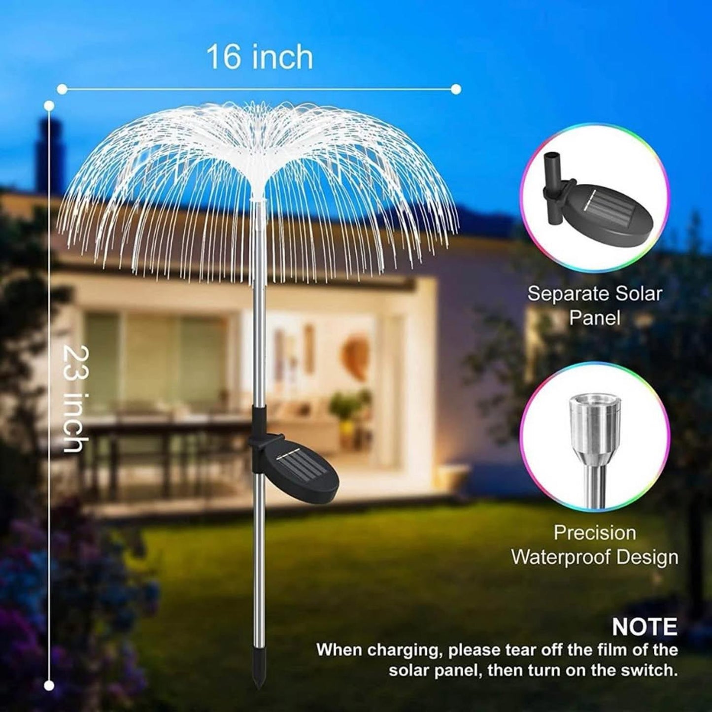 Solar Jellyfish Garden Lights – Color Changing & Weatherproof