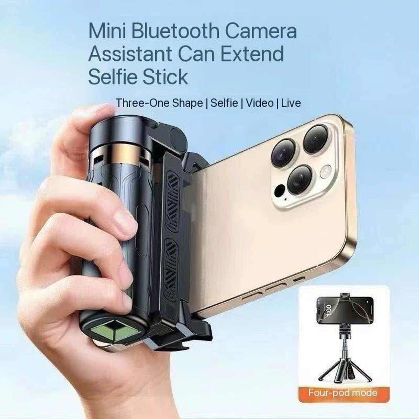 Mini Bluetooth 3-in-1 Selfie Stick