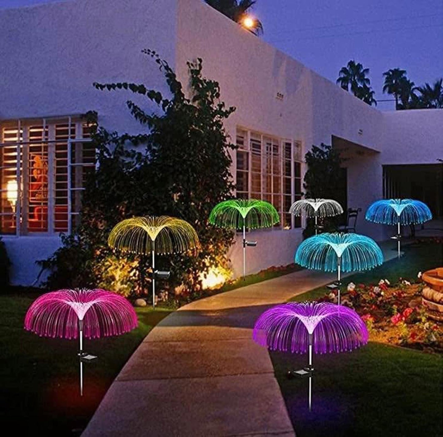 Solar Jellyfish Garden Lights – Color Changing & Weatherproof
