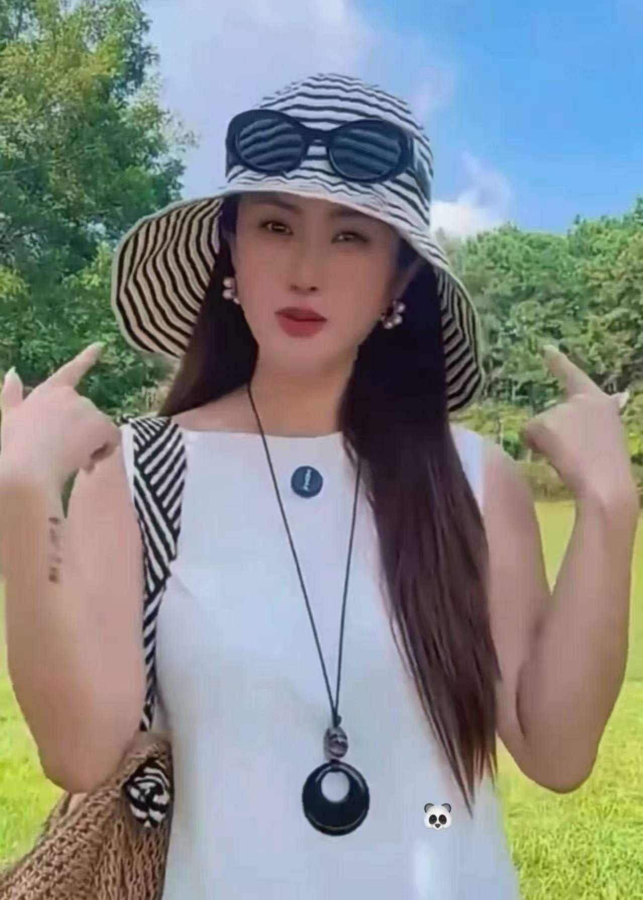 Korean-Style Foldable Stripped Bucket Hat