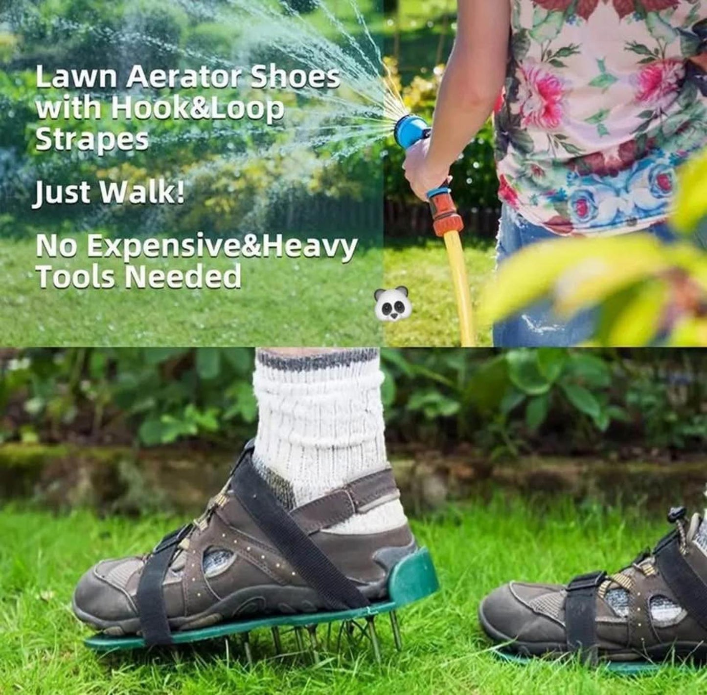 Lawn Aerator Spike Shoes – Easy Yard Care While You Walk