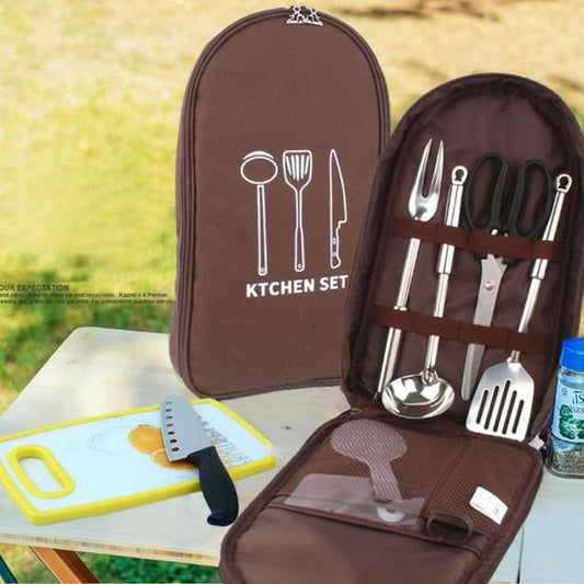 Outdoor Cooking Organizer Bag – For Camping & BBQ Tools
